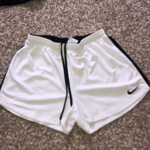 White Nike Shorts